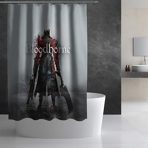 Шторка для ванной Bloodborne: Hell Knight / 3D-принт – фото 2