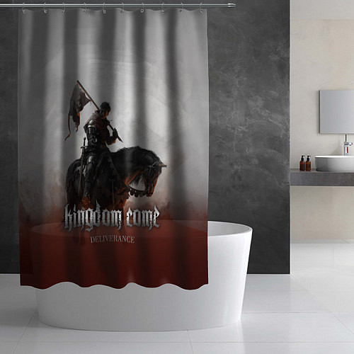 Шторка для ванной Kingdom Come: Knight Henry / 3D-принт – фото 2
