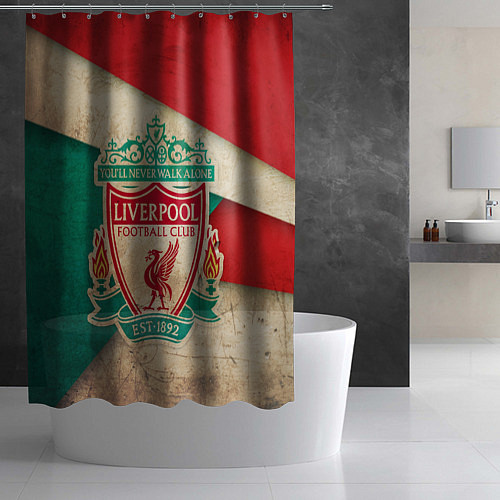 Шторка для ванной FC Liverpool: Old Style / 3D-принт – фото 2