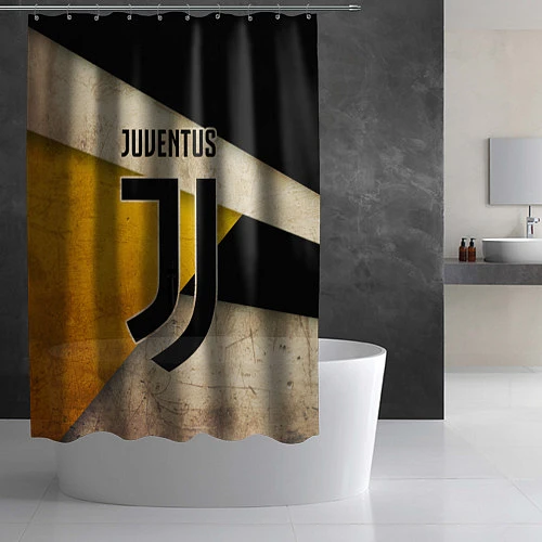 Шторка для ванной FC Juventus: Old Style / 3D-принт – фото 2