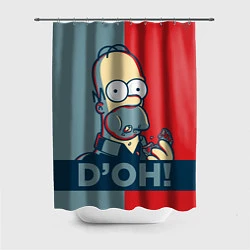 Шторка для душа Homer Simpson DOH!, цвет: 3D-принт