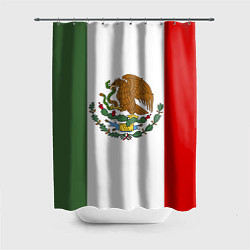 Шторка для душа Мексиканский герб, цвет: 3D-принт