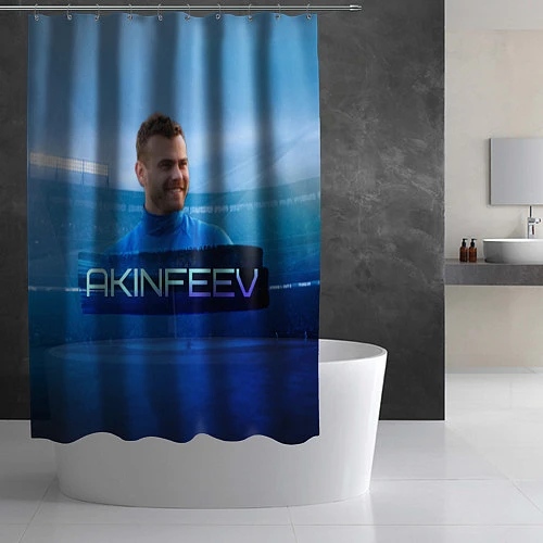 Шторка для ванной Akinfeev / 3D-принт – фото 2