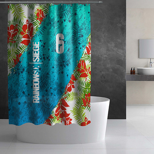 Шторка для ванной Rainbow Six: Sunsplash Pack / 3D-принт – фото 2