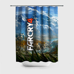 Шторка для душа Far Cry 4: Ice Mountains, цвет: 3D-принт