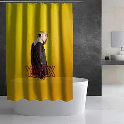 Шторка для душа Yanix: Yellow Mood, цвет: 3D-принт — фото 2