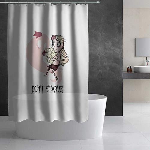 Шторка для ванной Don't Starve: Wendy / 3D-принт – фото 2