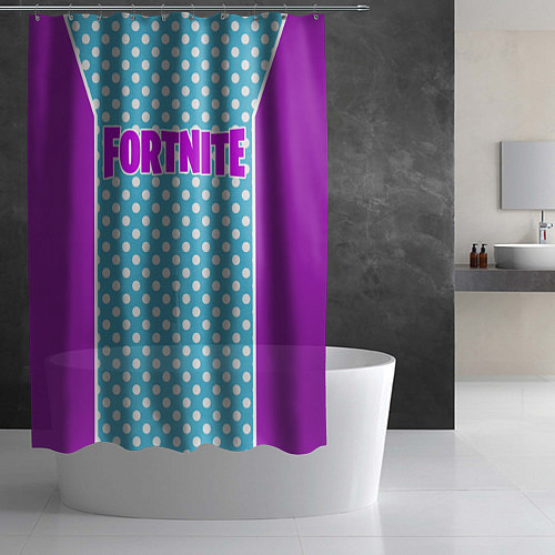 Шторка для ванной Fortnite Violet / 3D-принт – фото 2