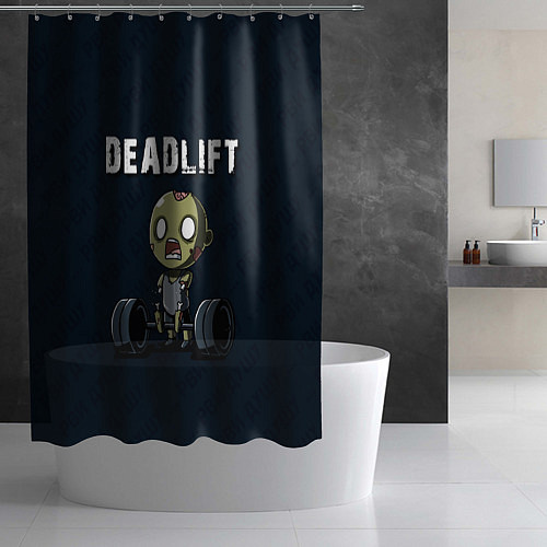 Шторка для ванной Deadlift / 3D-принт – фото 2