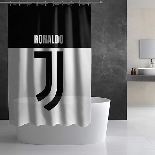 Шторка для ванной Ronaldo Juve / 3D-принт – фото 2