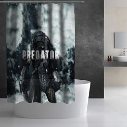 Шторка для душа Winter Predator, цвет: 3D-принт — фото 2