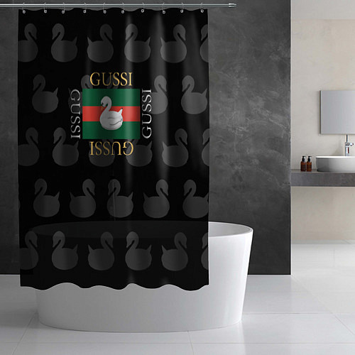 Шторка для ванной GUSSI: Little Style / 3D-принт – фото 2