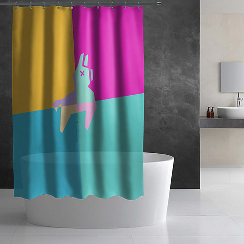Шторка для ванной Fortnite Llama / 3D-принт – фото 2