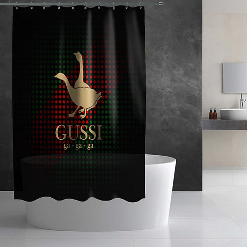 Шторка для ванной GUSSI EQ Style / 3D-принт – фото 2
