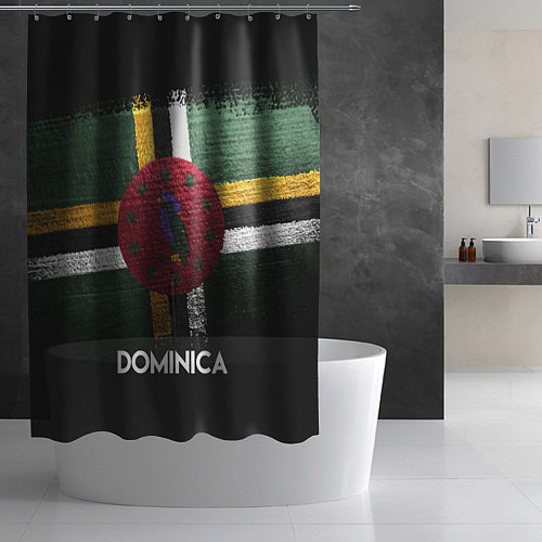 Шторка для ванной Dominica Style / 3D-принт – фото 2