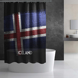 Шторка для душа Iceland Style, цвет: 3D-принт — фото 2
