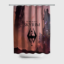 Шторка для душа The Elder Scrolls 5: Skyrim, цвет: 3D-принт