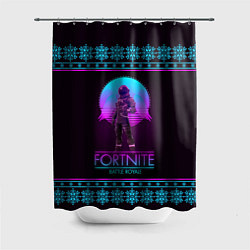 Шторка для душа Fortnite: Neon Battle, цвет: 3D-принт