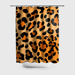 Шторка для душа Шкура ягуара, цвет: 3D-принт