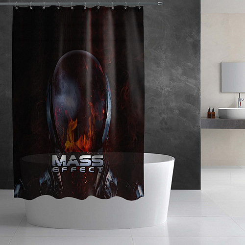 Шторка для ванной Mass Effect / 3D-принт – фото 2