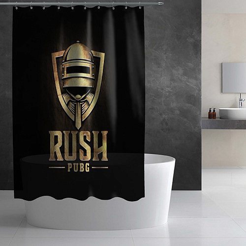 Шторка для ванной Rush PUBG / 3D-принт – фото 2