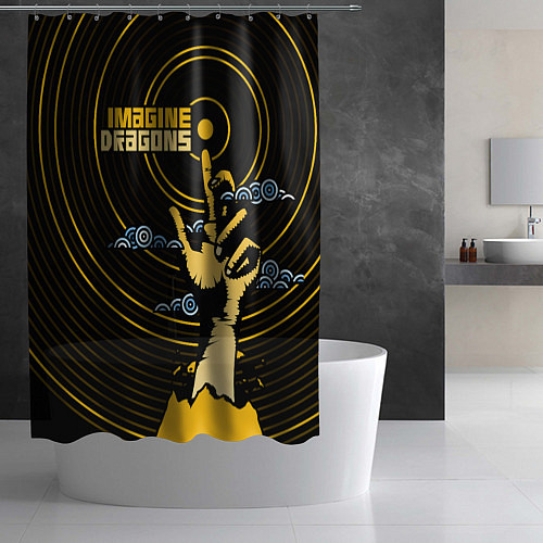 Шторка для ванной Imagine Dragons: Vinyl / 3D-принт – фото 2