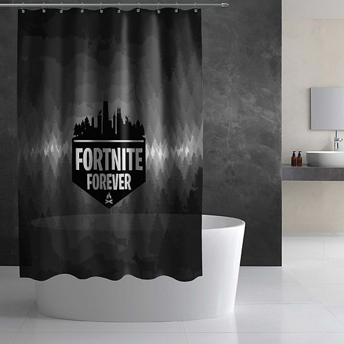 Шторка для ванной FORTNITE FOREVER / 3D-принт – фото 2