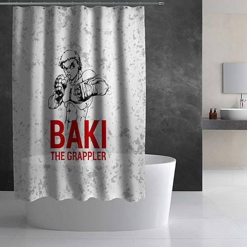 Шторка для ванной Baki the Grappler / 3D-принт – фото 2