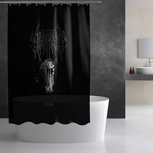 Шторка для ванной Ghostemane / 3D-принт – фото 2