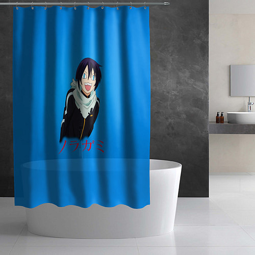 Шторка для ванной Бездомный Бог / 3D-принт – фото 2