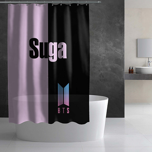 Шторка для ванной BTS Suga / 3D-принт – фото 2
