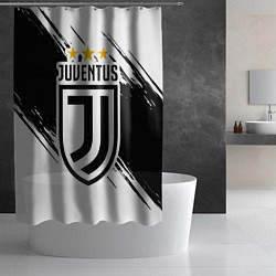 Шторка для душа Juventus: 3 Stars, цвет: 3D-принт — фото 2