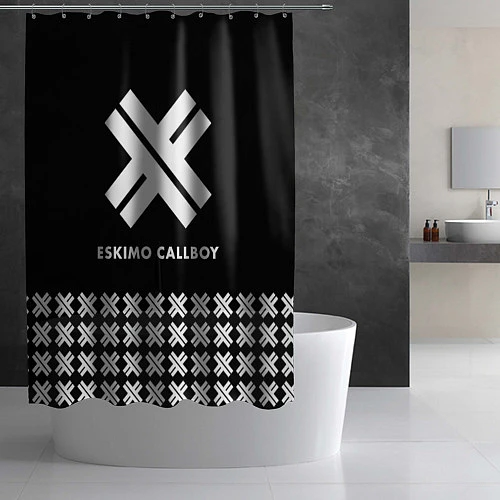 Шторка для ванной Eskimo Callboy: Cross / 3D-принт – фото 2