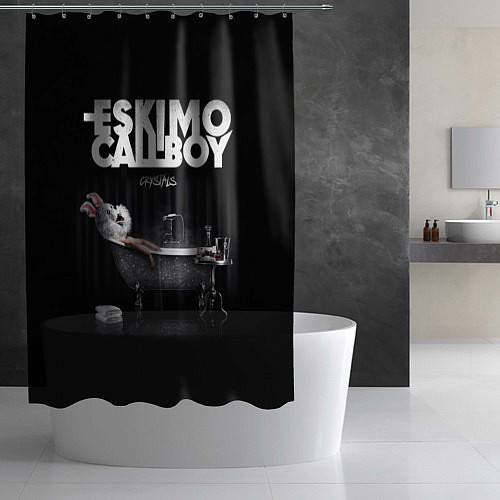 Шторка для ванной Eskimo Callboy: Crystalis / 3D-принт – фото 2