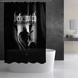 Шторка для душа Behemoth: Black Metal, цвет: 3D-принт — фото 2