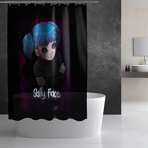 Шторка для ванной Sally Face: Lonely / 3D-принт – фото 2