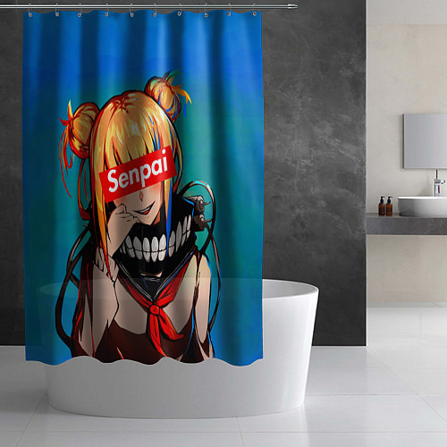 Шторка для ванной Моя геройская академия / 3D-принт – фото 2