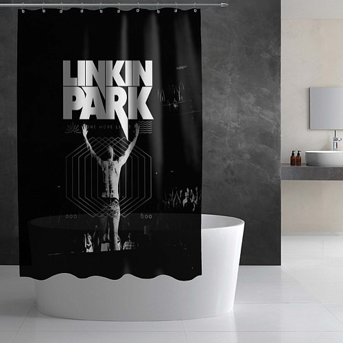 Шторка для ванной Linkin Park / 3D-принт – фото 2