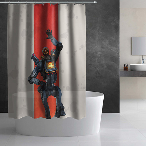 Шторка для ванной Apex Legends: Pathfinder / 3D-принт – фото 2