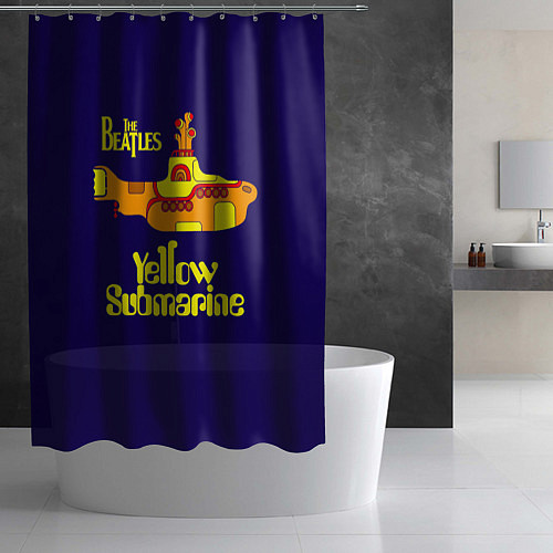 Шторка для ванной The Beatles: Yellow Submarine / 3D-принт – фото 2