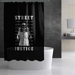 Шторка для душа Street Justice, цвет: 3D-принт — фото 2