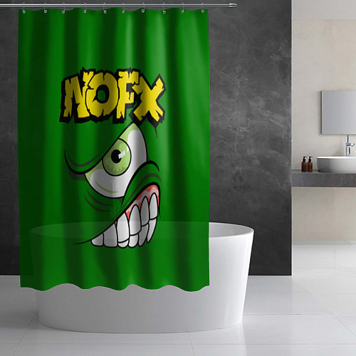 Шторка для ванной NOFX Face / 3D-принт – фото 2