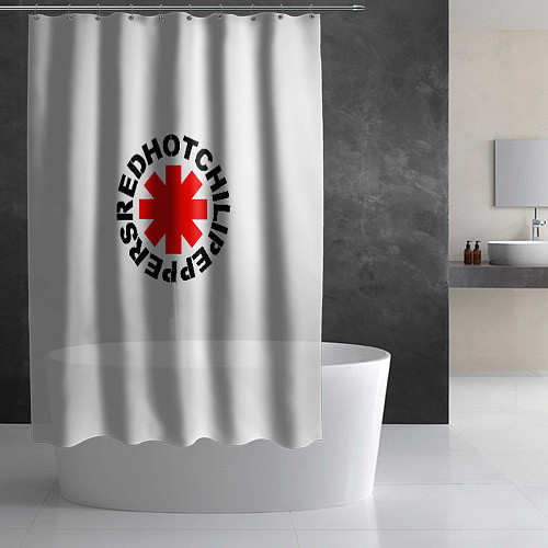 Шторка для ванной RED HOT CHILI PEPPERS / 3D-принт – фото 2