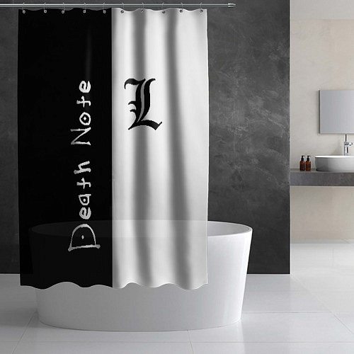 Шторка для ванной Death Note 2 / 3D-принт – фото 2