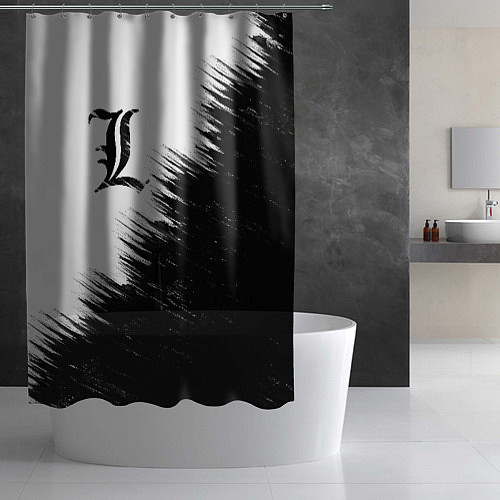 Шторка для ванной Death Note 5 / 3D-принт – фото 2