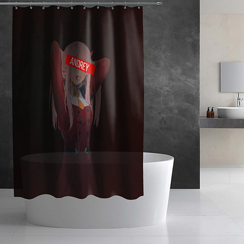 Шторка для ванной Sempai Andrey / 3D-принт – фото 2