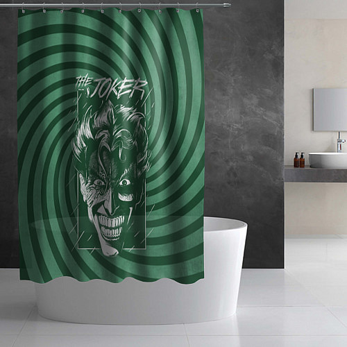 Шторка для ванной The Joker / 3D-принт – фото 2