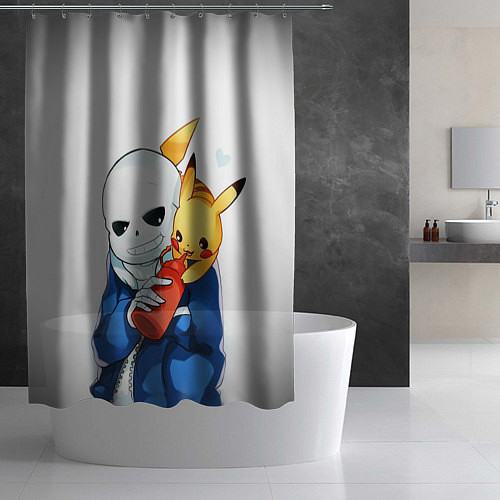 Шторка для ванной UNDERTALE / 3D-принт – фото 2
