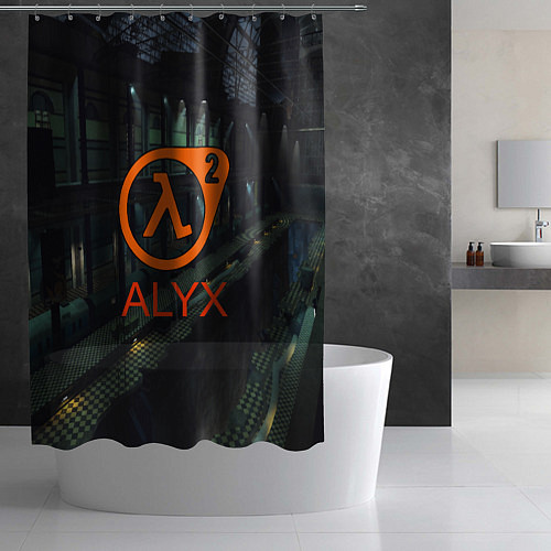 Шторка для ванной Half-life 2 ALYX / 3D-принт – фото 2