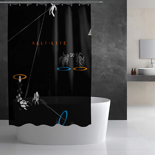 Шторка для ванной Half-life / 3D-принт – фото 2